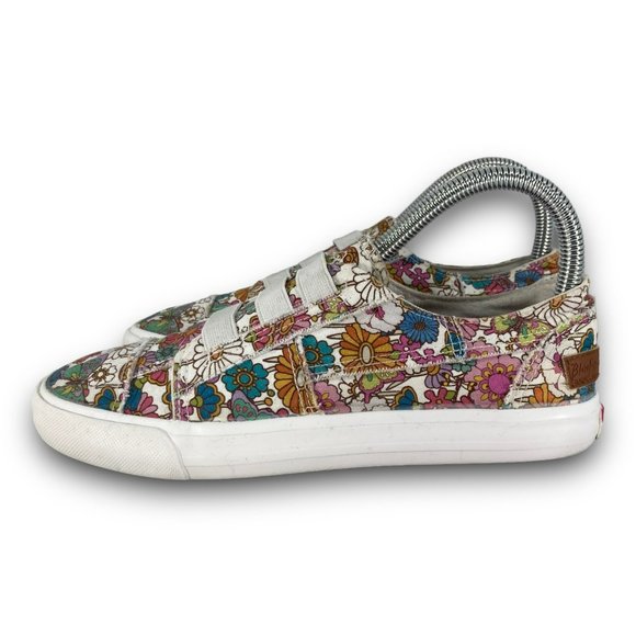 Blowfish Malibu Maura Floral Sneakers ZS001 Slip On Shoes Multicolor Youth 4M - Picture 2 of 9